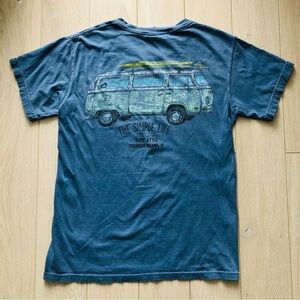 Vintage Comfort Colors Surf T Shirt in Faded Blue The Simple Life